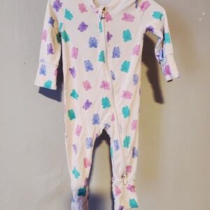 Willow + Co 3-6m Gummy Bear Bamboo Footie